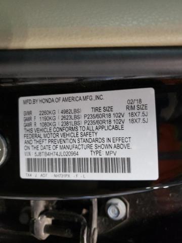 2018 ACURA RDX ADVANC 5J8TB4H74JL020964