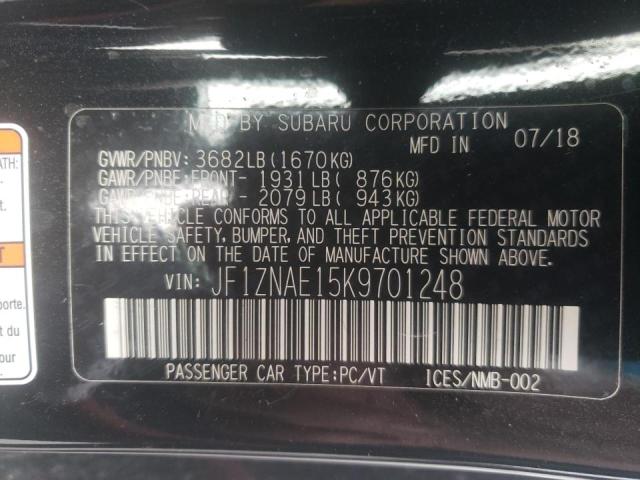 2019 TOYOTA 86 GT JF1ZNAE15K9701248