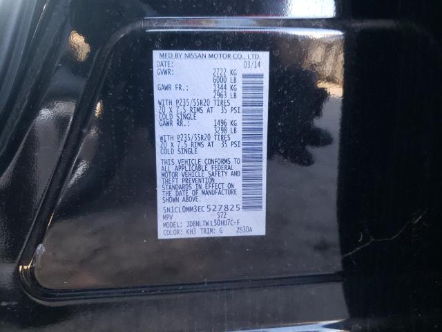 2014 INFINITI QX60 HYBRI 5N1CL0MM3EC527825