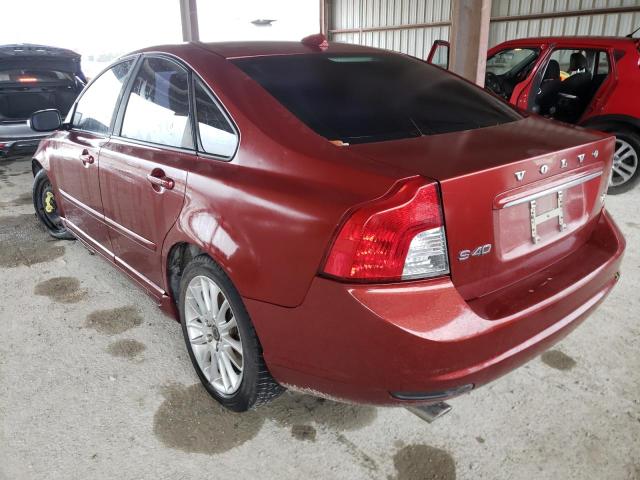 2011 VOLVO S40 T5 YV1672MS8B2545278