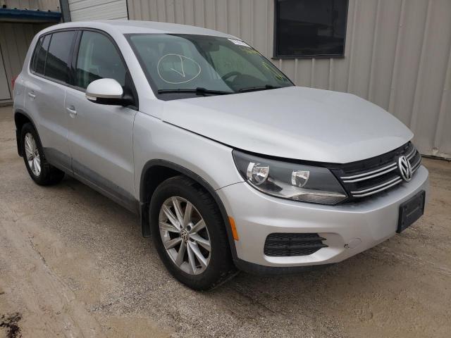 Salvage cars for sale from Copart New Braunfels, TX: 2014 Volkswagen Tiguan S