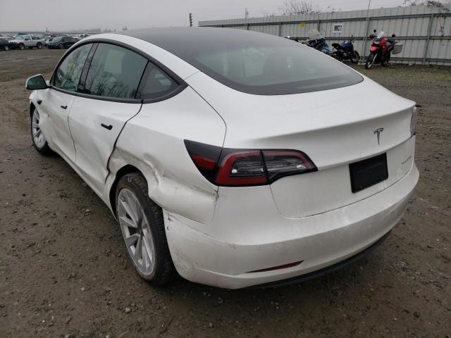 2022 TESLA MODEL 3 5YJ3E1EB4NF127664