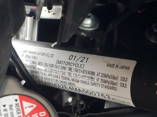 2021 YAMAHA MT07 JYARM32E4MA000763