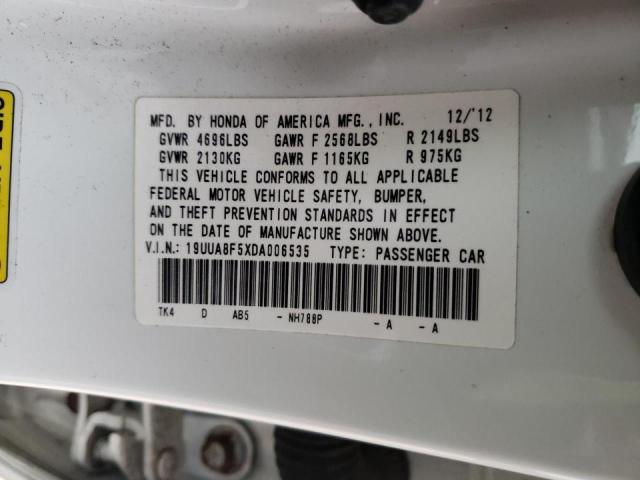 2013 ACURA TL TECH 19UUA8F5XDA006535