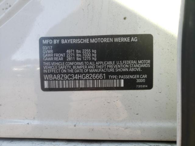 2017 BMW 330 XIGT WBA8Z9C34HG826661