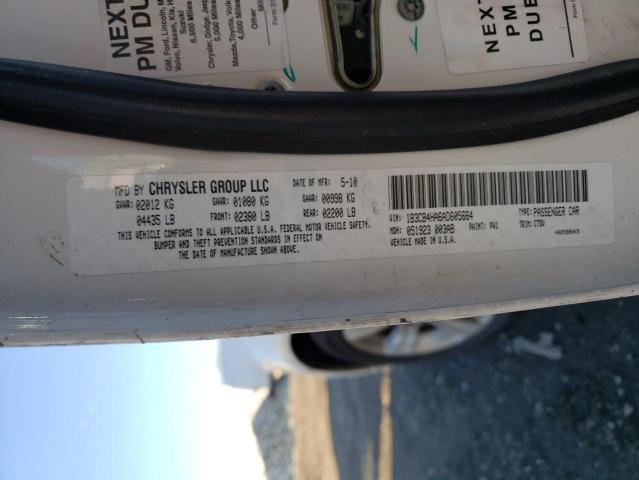 2010 DODGE CALIBER SX 1B3CB4HA6AD605664