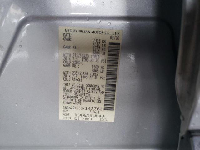 2020 NISSAN MURANO SL - 5N1AZ2CJ5LN142762
