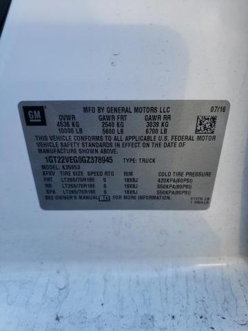 2016 GMC SIERRA K35 1GT22VEG0GZ378945