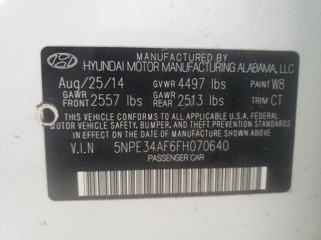 5NPE34AF6FH070640 | 2015 HYUNDAI SONATA SPO