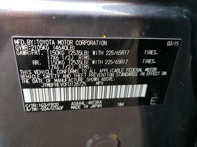 JTMBFREV0FD128725 Toyota Rav4 Le 2015. Фото: 9