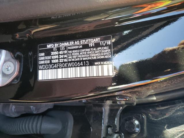 2019 MERCEDES-BENZ A 220 4MAT WDD3G4FB0KW006413