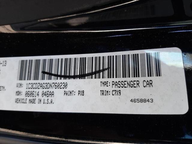 2013 DODGE AVENGER SE 1C3CDZAG3DN760230