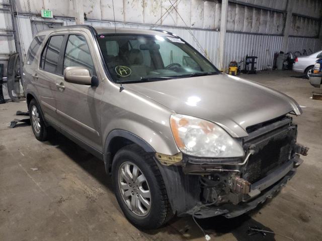 Salvage cars for sale from Copart Woodburn, OR: 2005 Honda CR-V SE