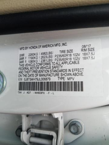2018 ACURA RDX ADVANC 5J8TB4H79JL006879