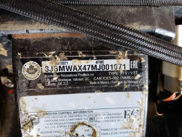 2021 CAN-AM RENEGADE X 3JBMWAX47MJ001071