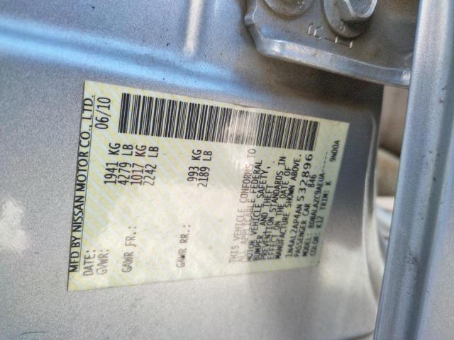 2010 NISSAN UK 1N4AL2AP4AN532896