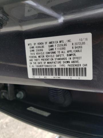 2017 ACURA TLX ADVANC 19UUB2F70HA002124