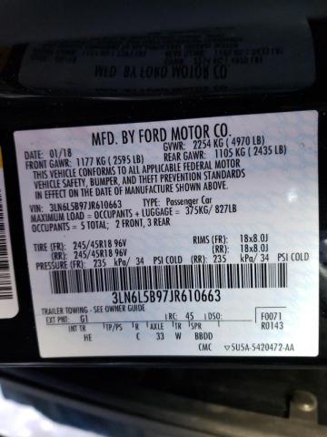 2018 LINCOLN MKZ PREMIE 3LN6L5B97JR610663