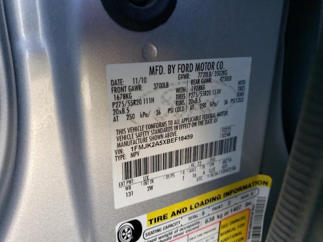 2011 FORD EXPEDITION 1FMJK2A5XBEF18459
