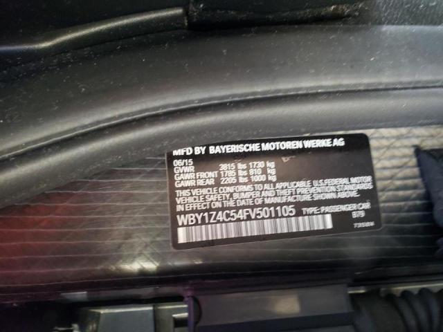 2015 BMW I3 REX WBY1Z4C54FV501105