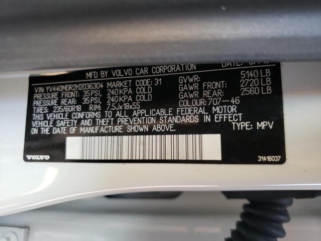 2017 VOLVO XC60 T5 DY YV440MDR2H2036304