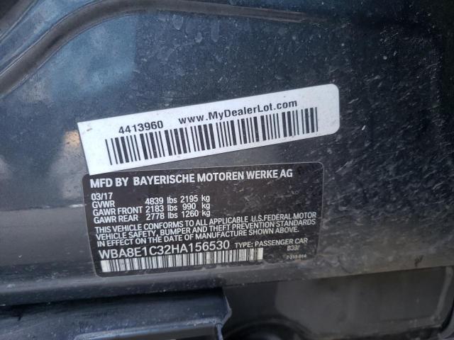 2017 BMW 330E WBA8E1C32HA156530
