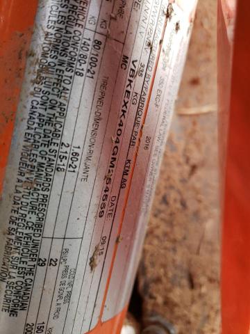 2016 KTM 350 XC-FW VBKEXK404GM254559
