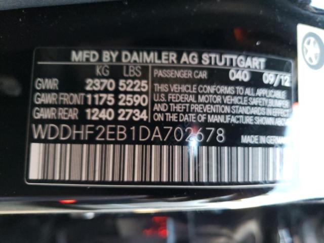 2013 MERCEDES-BENZ E 350 BLUE WDDHF2EB1DA702678