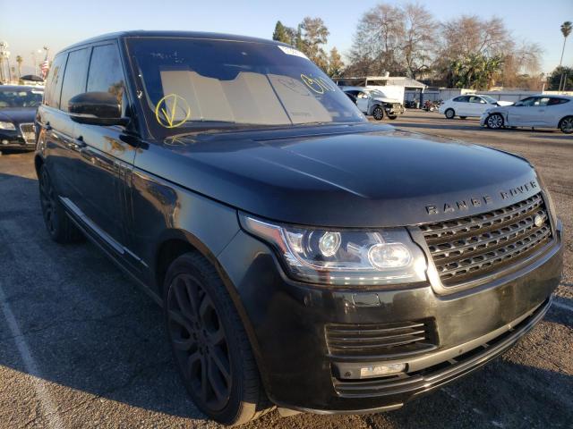 Salvage cars for sale from Copart Van Nuys, CA: 2016 Land Rover Range Rover