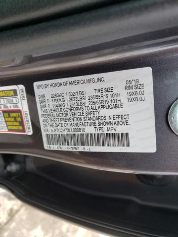 2020 ACURA RDX ADVANC 5J8TC2H73LL000810