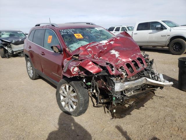 Salvage cars for sale from Copart Amarillo, TX: 2016 Jeep Cherokee L