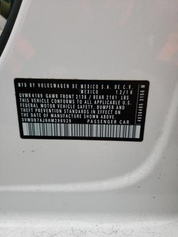 3VWDB7AJ6HM296529 Volkswagen Jetta Se 2017. Фото: 9