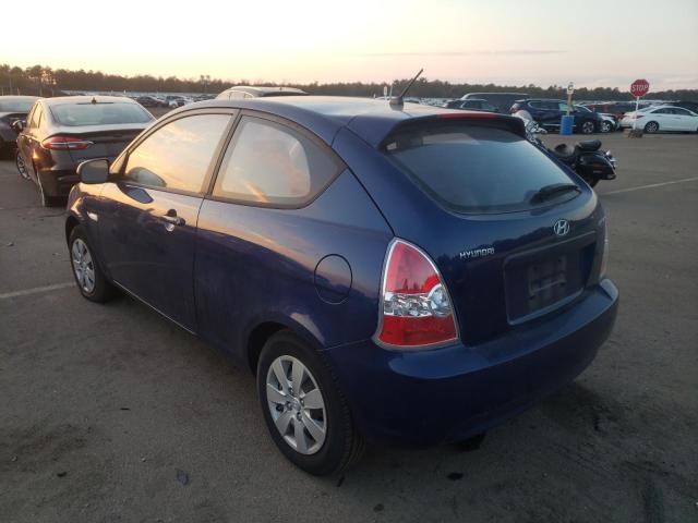2010 HYUNDAI ACCENT BLU KMHCM3AC2AU168126
