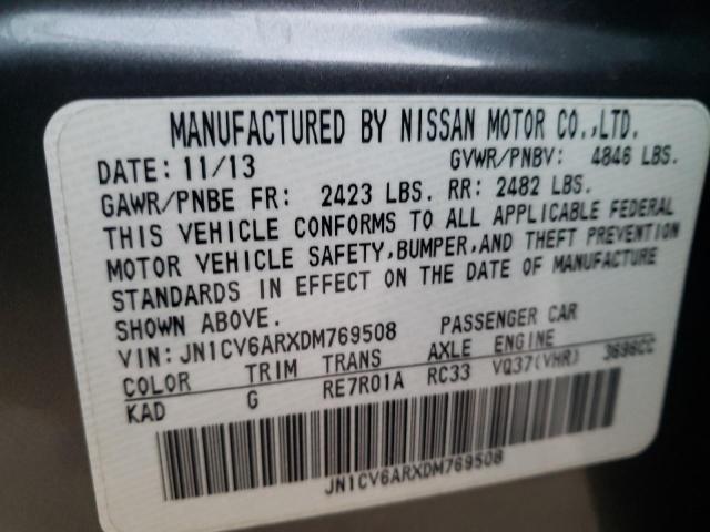 2013 INFINITI G37 JN1CV6ARXDM769508