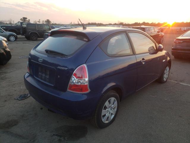2010 HYUNDAI ACCENT BLU KMHCM3AC2AU168126