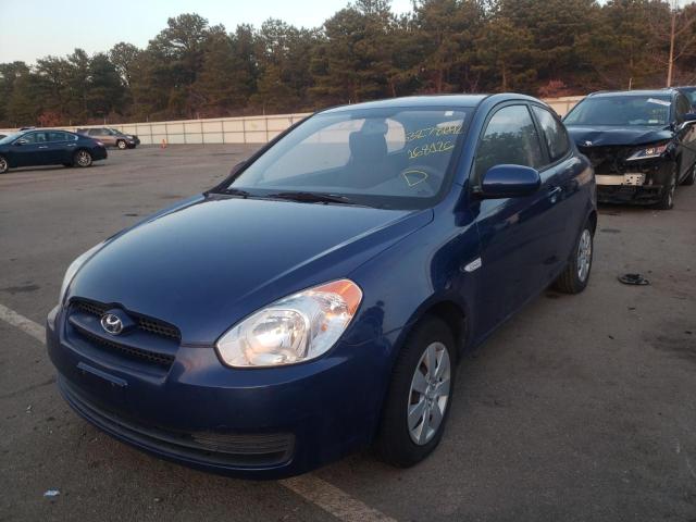 2010 HYUNDAI ACCENT BLU KMHCM3AC2AU168126