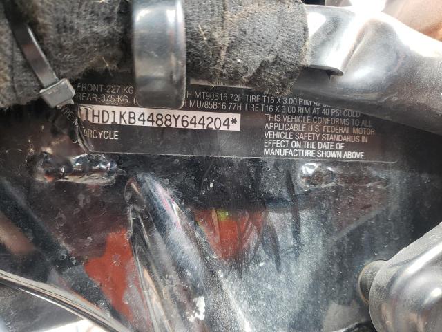 2008 HARLEY-DAVIDSON FLHX 105TH 1HD1KB4488Y644204