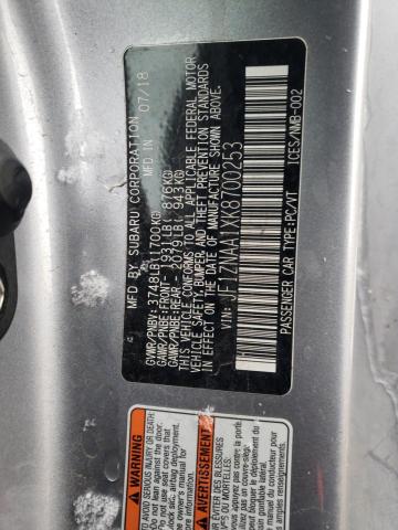 2019 TOYOTA 86 JF1ZNAA1XK8700253