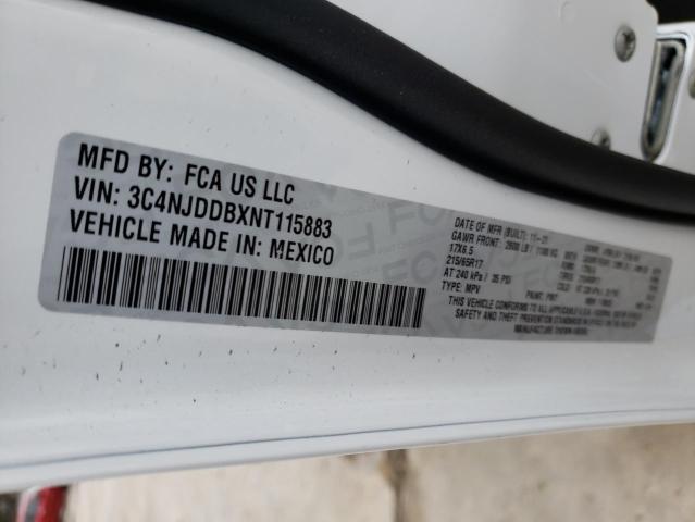 2022 JEEP COMPASS TR 3C4NJDDBXNT115883