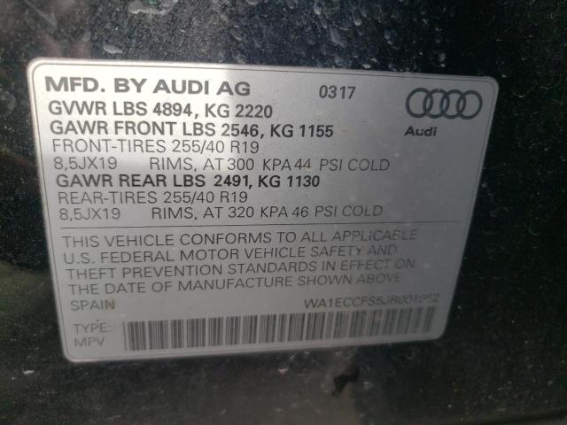 2018 AUDI Q3 PREMIUM WA1ECCFS5JR001952