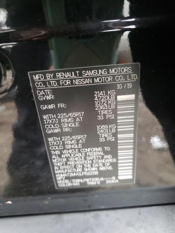 KNMAT2MV0LP522118 Nissan Rogue S 2020. Фото: 9