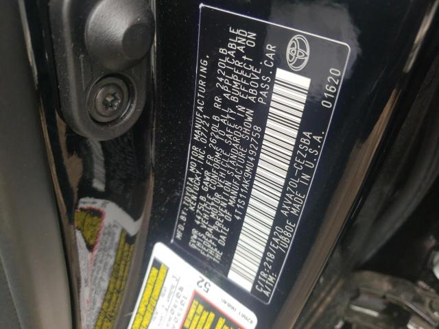 2021 TOYOTA CAMRY NIGH 4T1S11AK9MU492758