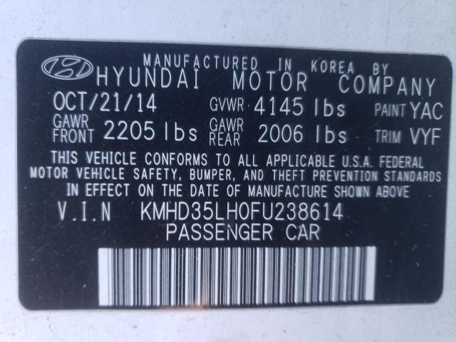 2015 HYUNDAI ELANTRA GT - KMHD35LH0FU238614