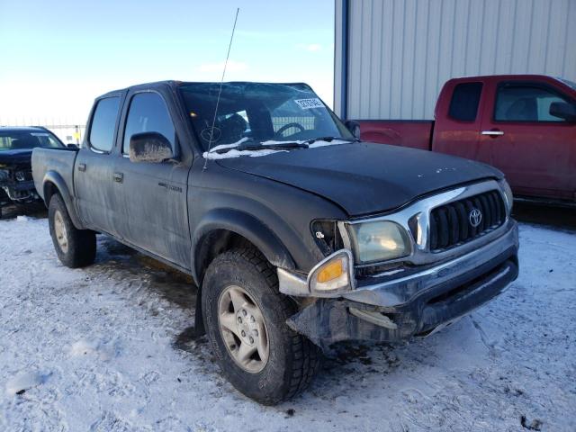 Salvage cars for sale from Copart Helena, MT: 2003 Toyota Tacoma DOU