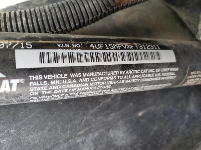 2015 ARCTIC CAT ARTIC CAT 4UF15MPVXFT312311