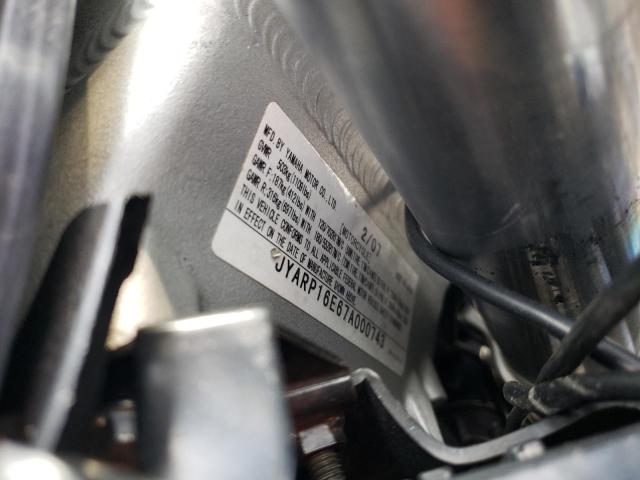 2007 YAMAHA FJR1300 AS JYARP16E67A000743