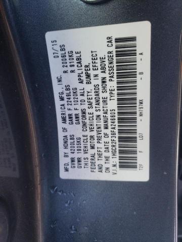 2015 HONDA ACCORD LX 1HGCR2F36FA246605