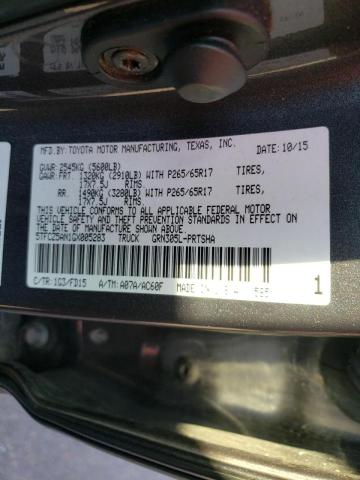 2016 TOYOTA TACOMA LTD 5TFCZ5AN1GX005283