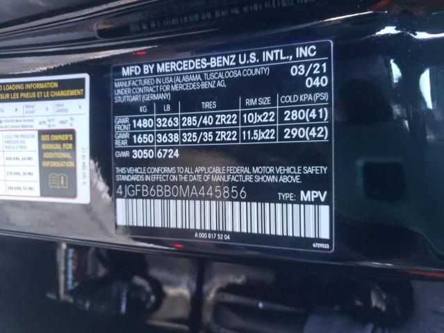 2021 MERCEDES-BENZ GLE AMG 53 4JGFB6BB0MA445856