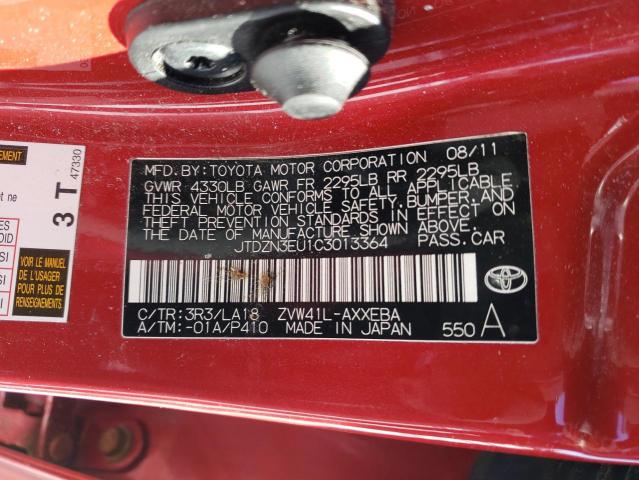 2012 TOYOTA PRIUS V JTDZN3EU1C3013364
